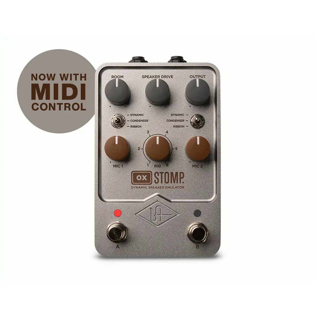 Universal Audio Uafx Ox Stomp Dynamic Speaker Emulator 1