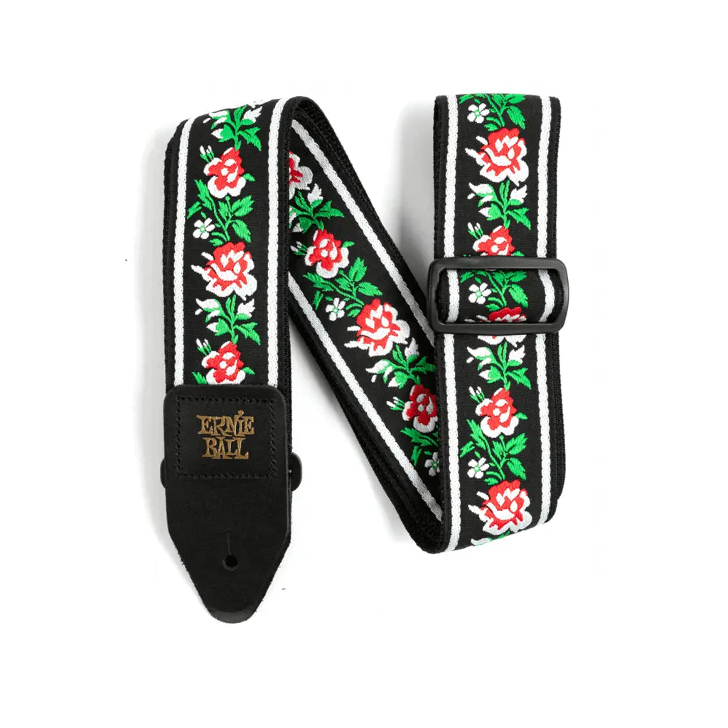 Ernie Ball Jacquard Strap - Winter Rose 1