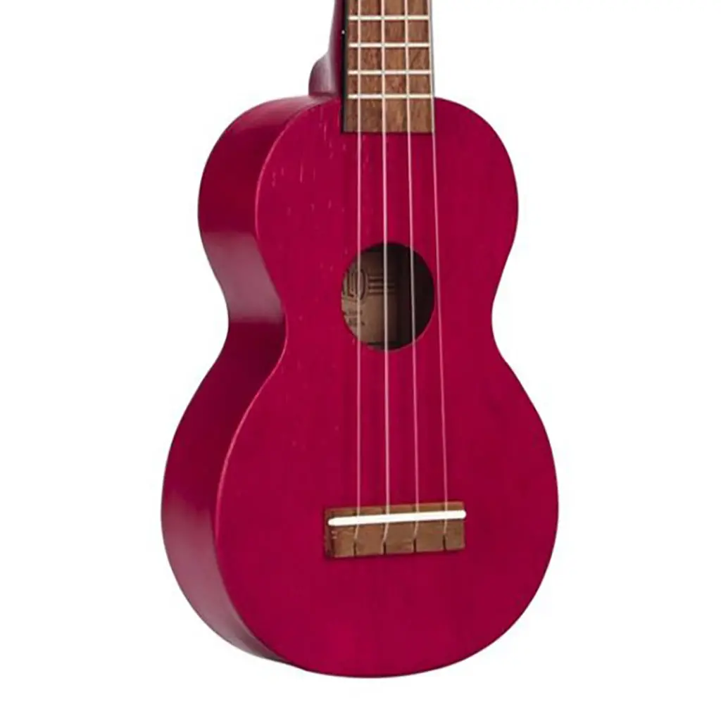 Mahalo Kahiko Soprano Ukulele - Trans Red 1