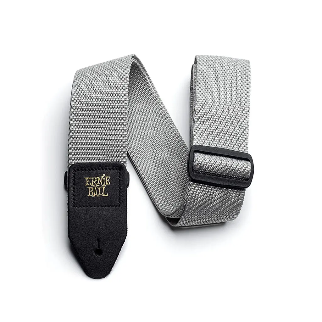 Ernie Ball Polypro Guitar Strap, Gray 1