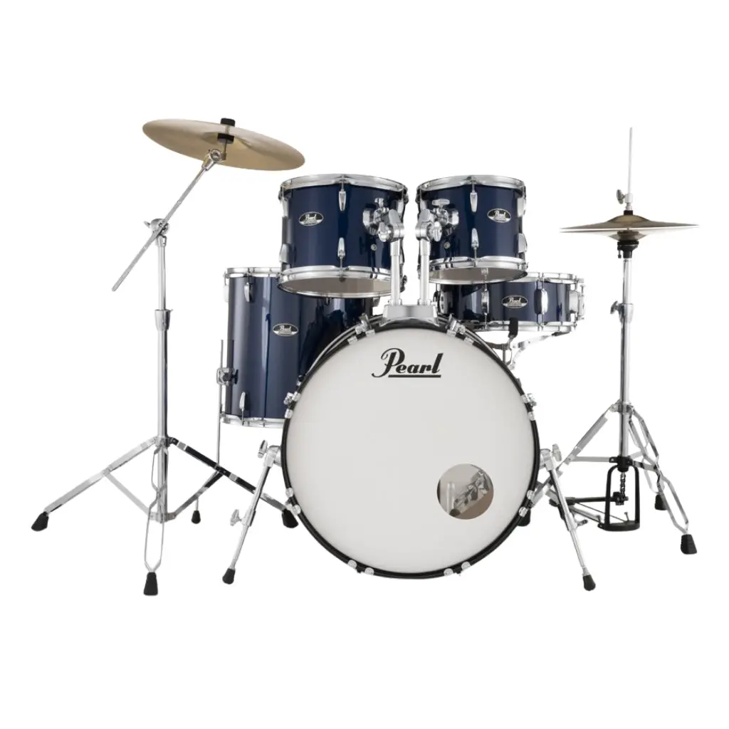 Pearl Roadshow 22" 5Pc Drum Kit Package With Cymbals - Royal Blue Metallic 2