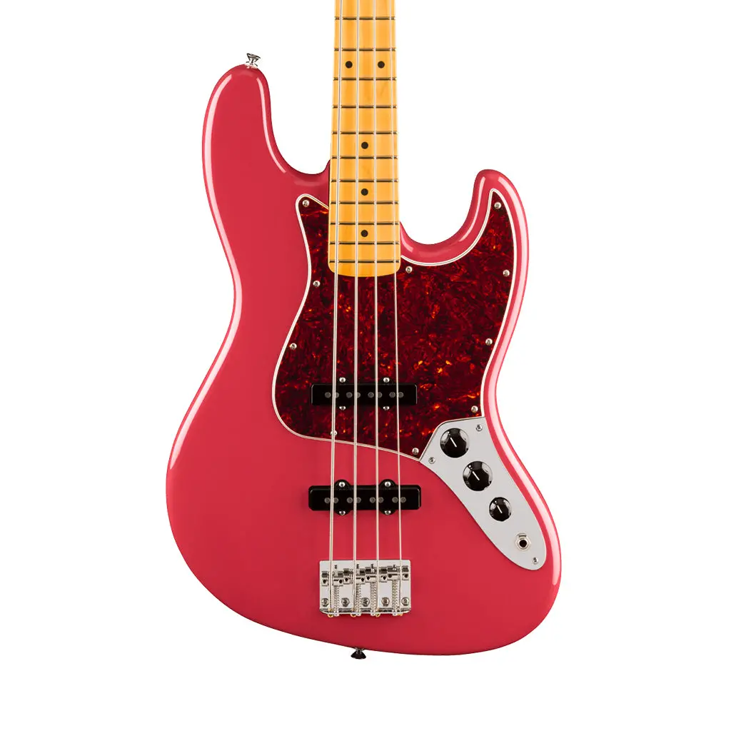 Fender American Professional Classic Jazz Bass - Faded Dakota Red, Maple Fingerboard 1