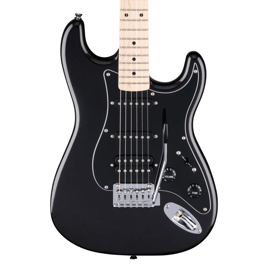 Squier Affinity Series Stratocaster Junior Hss - Metallic Black, Maple Fingerboard 1
