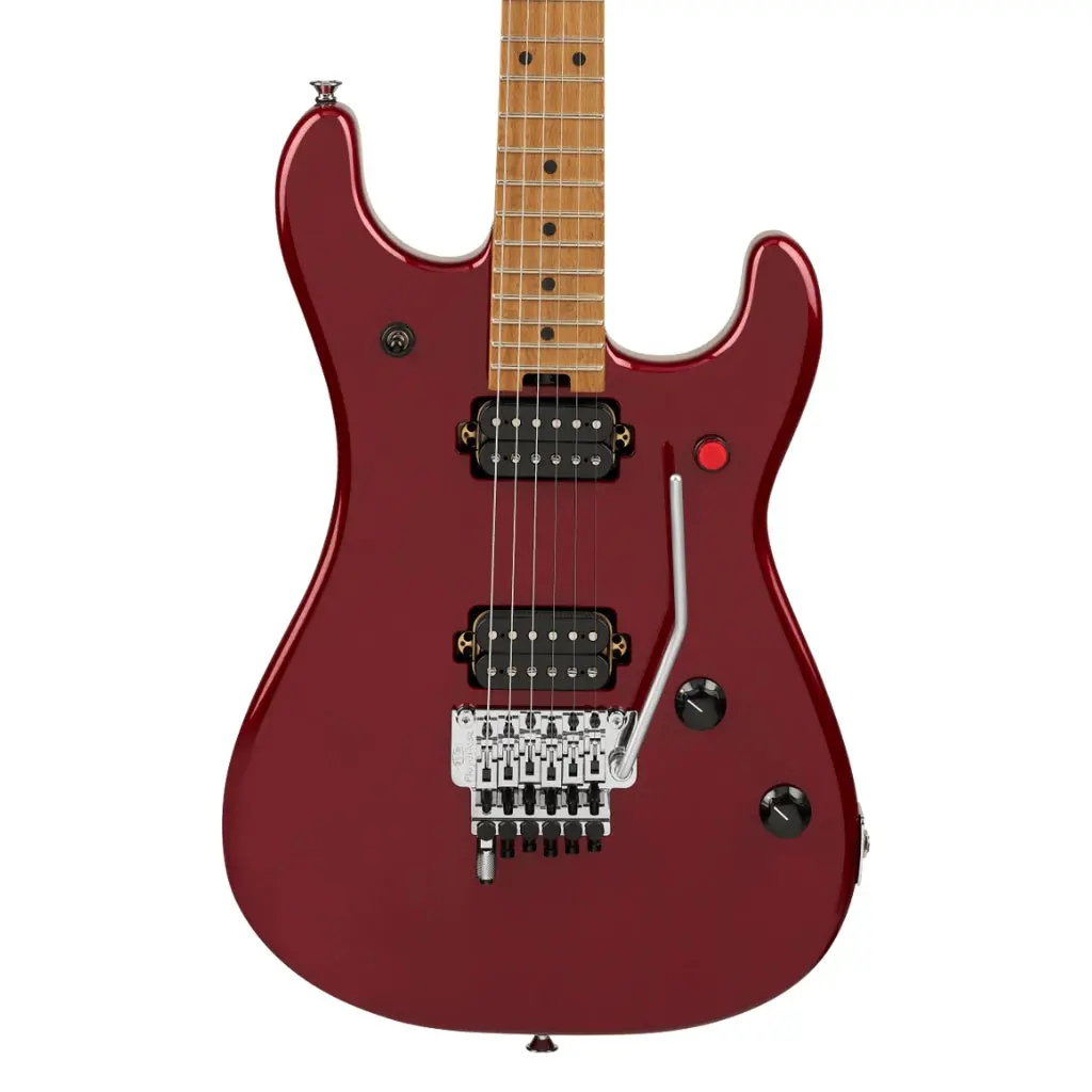 Evh 5150 Series Deluxe Electric Guitar - Candy Apple Red Metallic, Baked Maple Fingerboard 1
