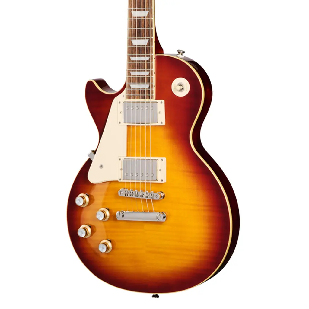 Epiphone Les Paul Standard 60S Figured Top With Premium Gig Bag Left Handed - Iced Tea 1