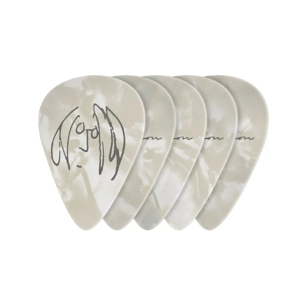 D'addario John Lennon Signature Guitar Picks - Medium Gauge (.70Mm) 10-Pack 1