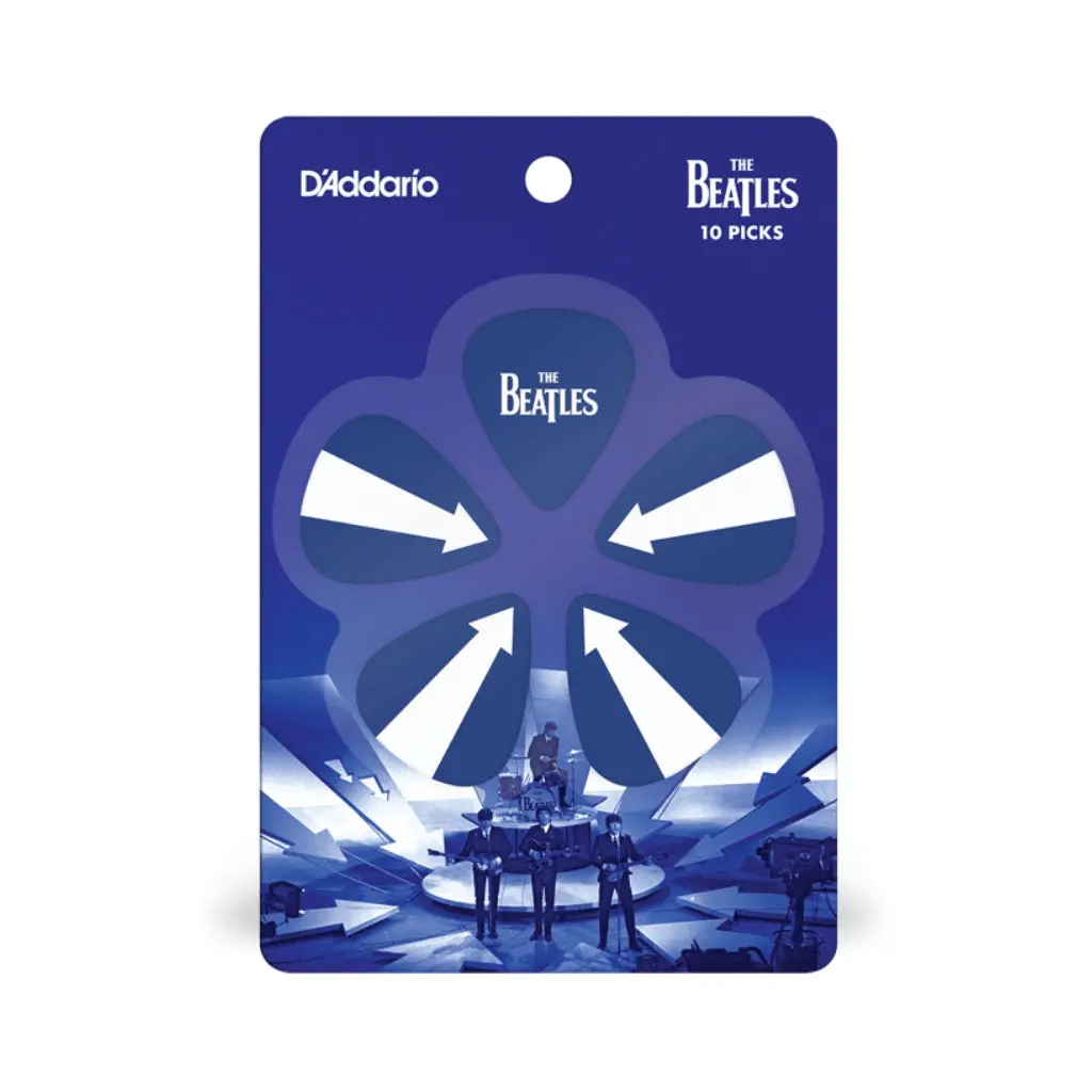 D'addario Beatles 1964 Tour Ed Sullivan Stage Guitar Picks, Medium Gauge (.70Mm) 10-Pack 1
