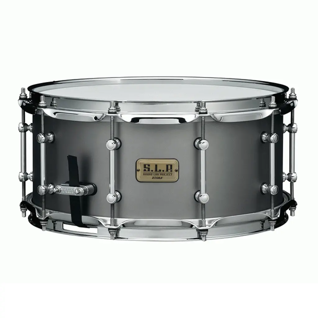 Tama Lss1465 S.L.P. Sonic Stainless Steel 6.5"X14" Snare Drum - Silver 1