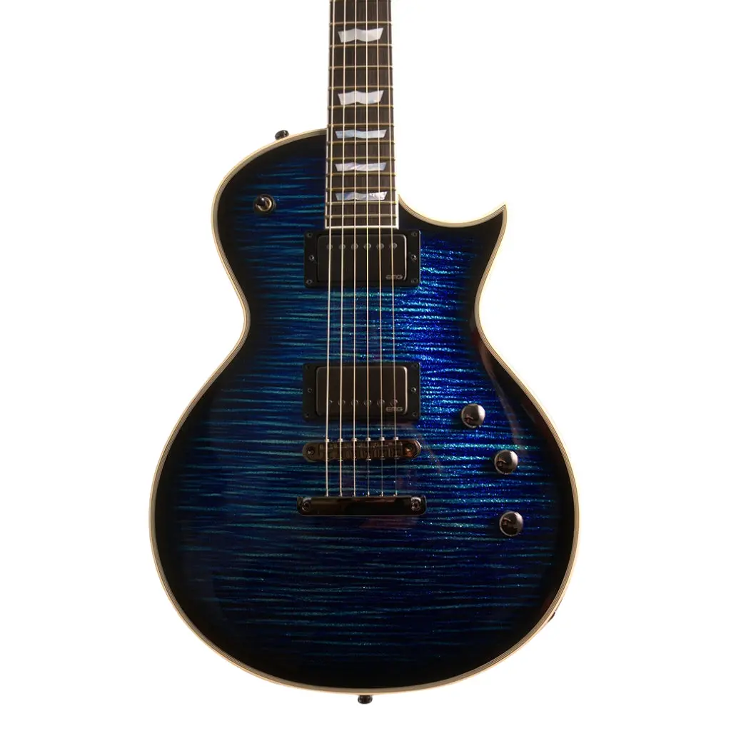 Esp Custom Shop Eclipse Electric Guitar - Blue Glitter Storm 1