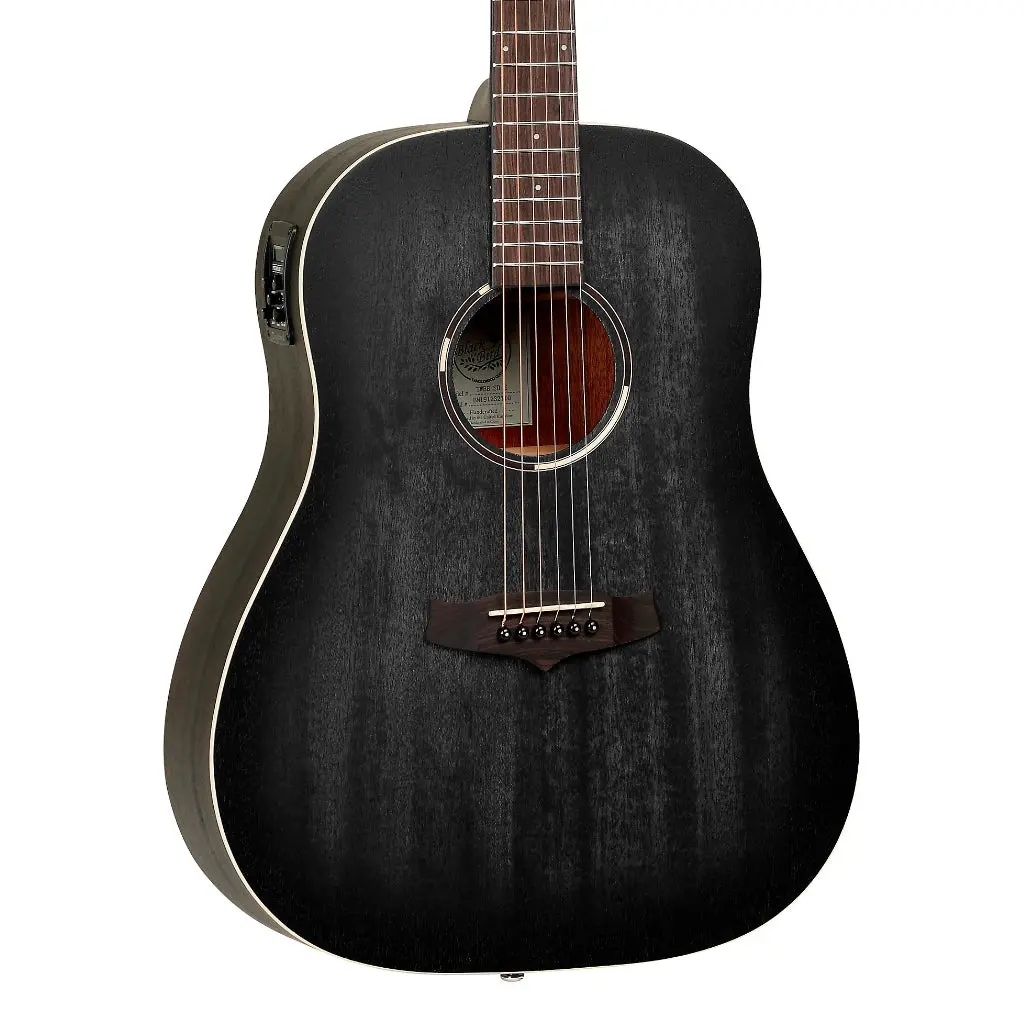 Tanglewood Twbbo Blackbird Orchestra Acoustic-Electric Guitar - Smokestack Satin 1
