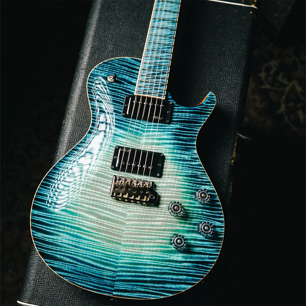 Prs Private Stock 11394 Mccarty 594 Singlecut Tremolo Electric Guitar - Sub Zero Glow 1