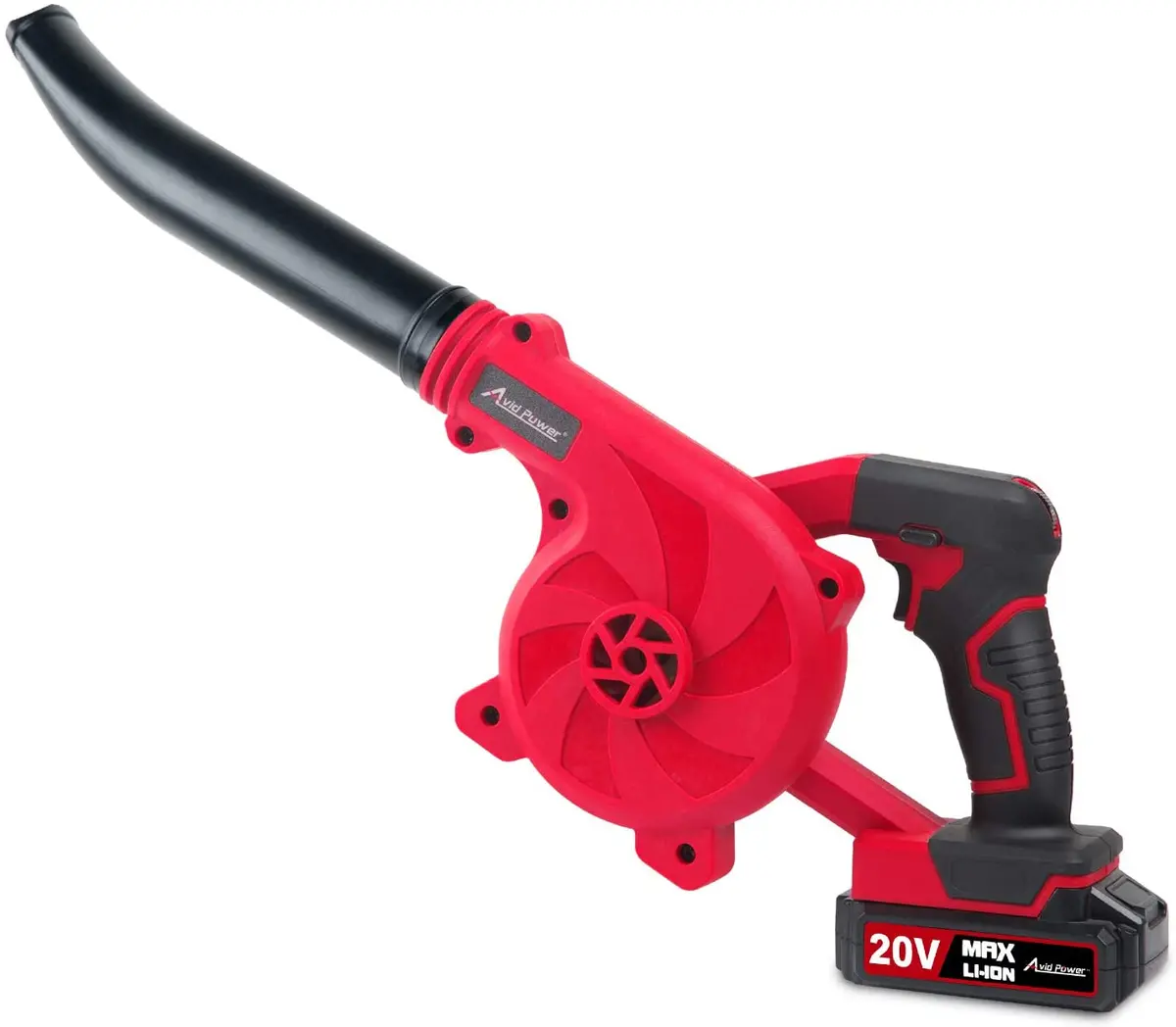 Avid Power Cordless Leaf Blower With 20V Lithium Battery And Charger, Handheld Sweeper, Battery Powered, Variable Speed, Lightweight & Compact 1