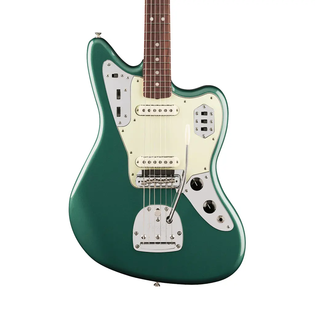 Fender Vintera Iii Mid 60S Jaguar Rosewood Electric Guitar - Sherwood Green Metallic 1