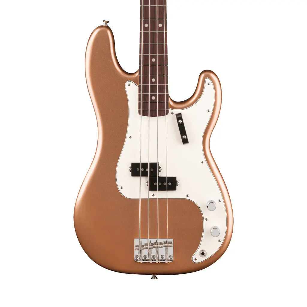 Fender Vintera Iii Late 60S Precision Bass Rosewood Bass Guitar - Firemist Gold 1