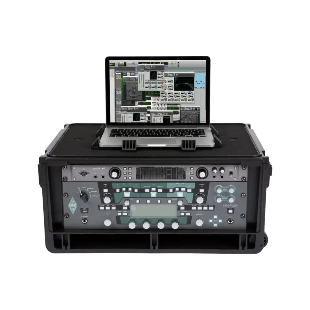 Skb Injection-Molded 4U Studio Flyer Rack Case 1