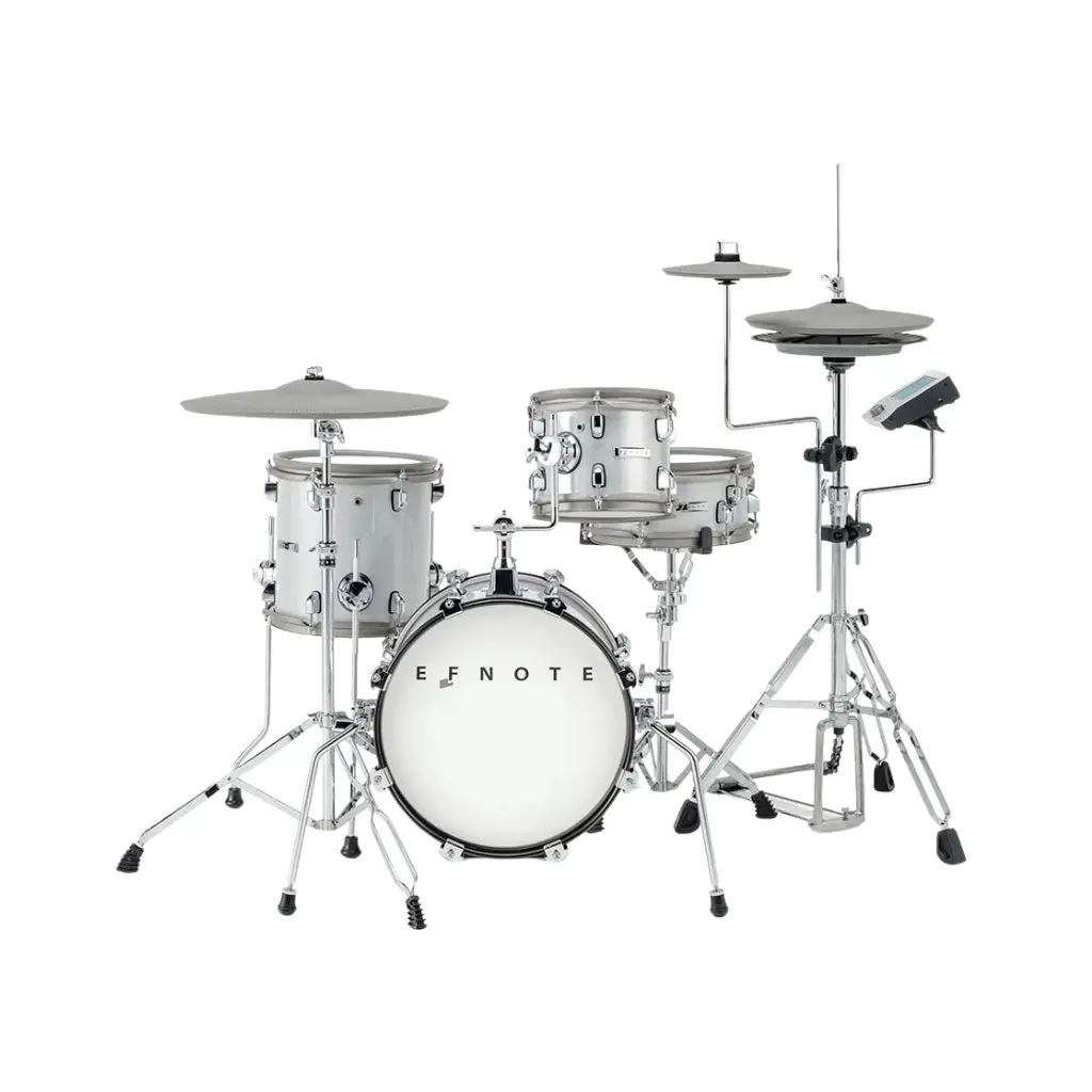 Efnote Mini Electronic Drum Kit - White Sparkle 1