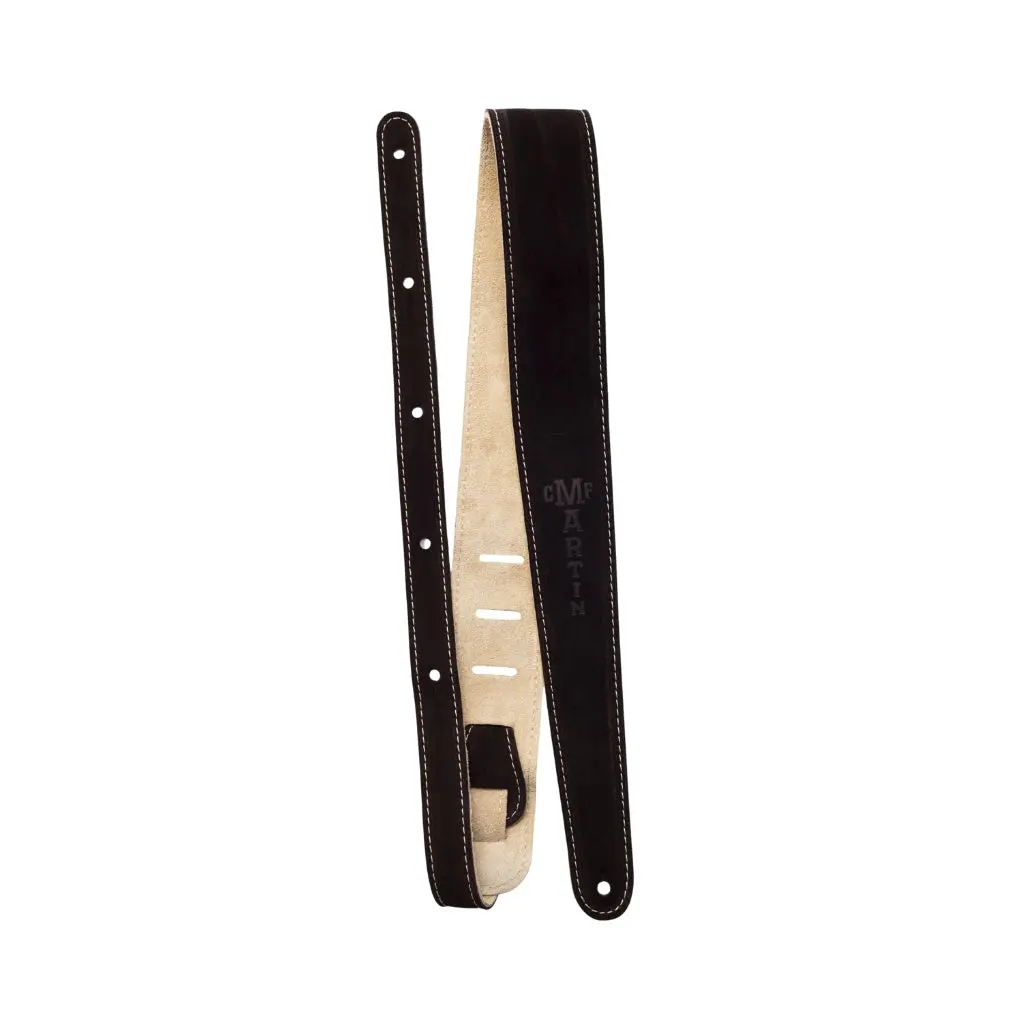 Martin Suede Guitar Strap - Brown/Tan 1