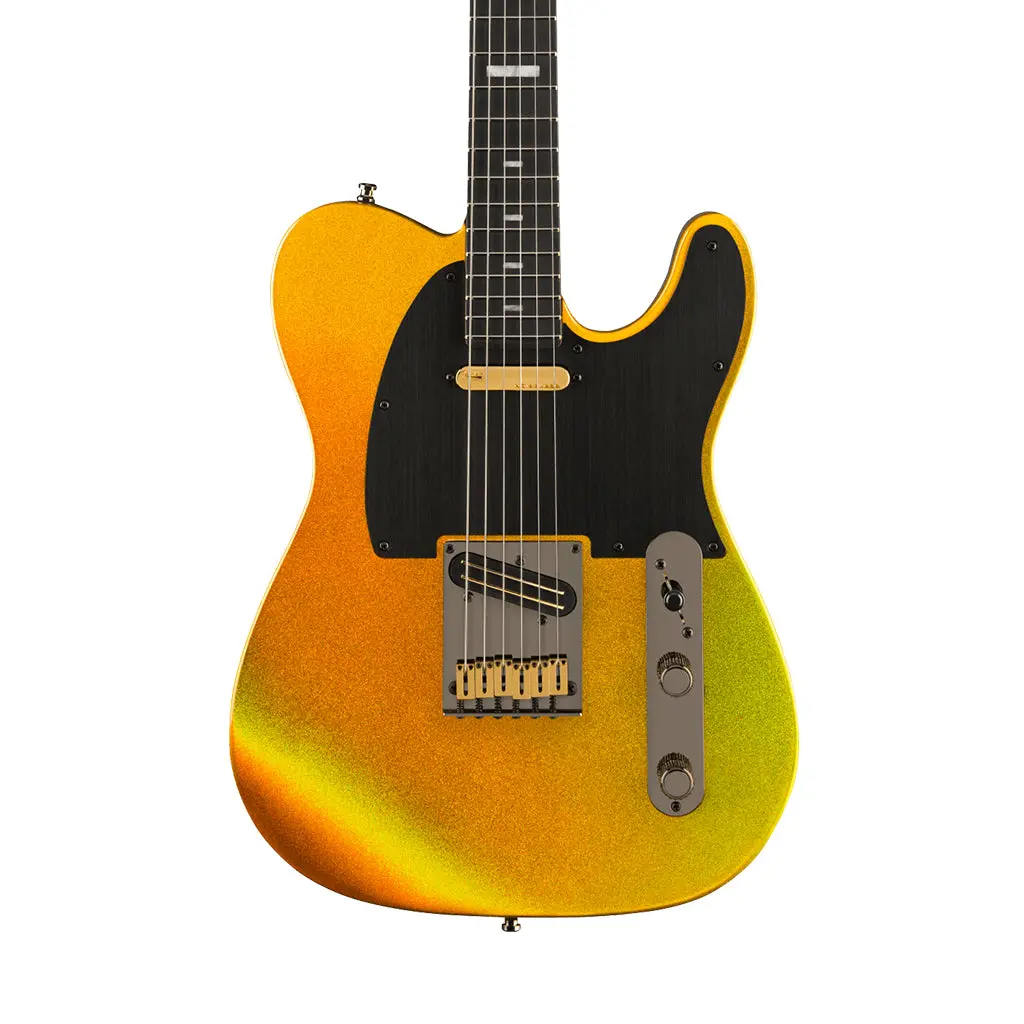 Fender 75Th Anniversary American Ultra Ii Telecaster Ebony Fingerboard - Liquid Gold 1