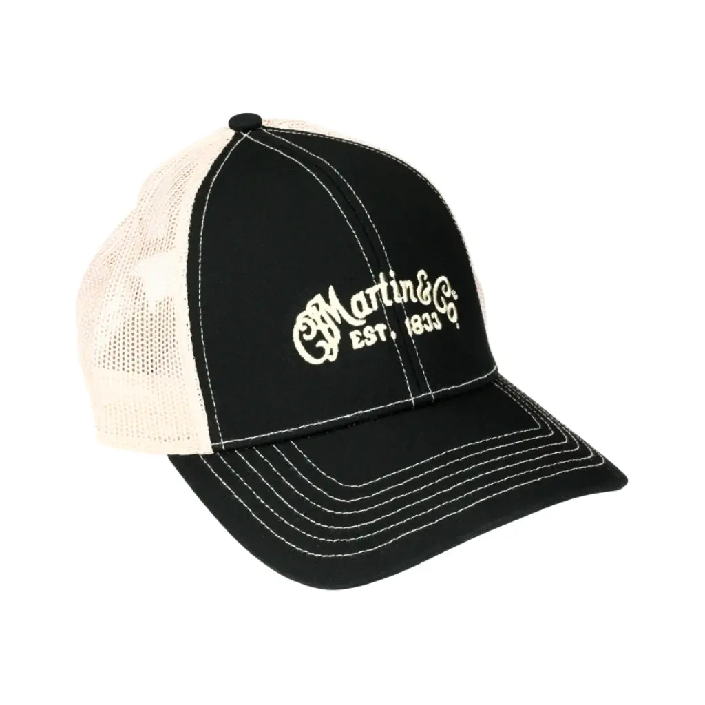 Martin Trucker Hat - Black/Tan 1