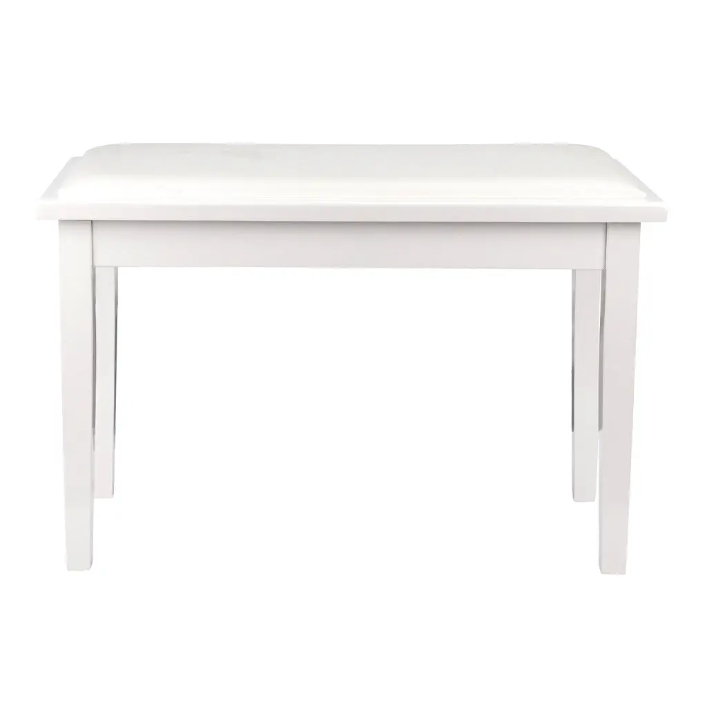 Beale Bpb110 Wh Duet Piano Bench - W/Storage 1