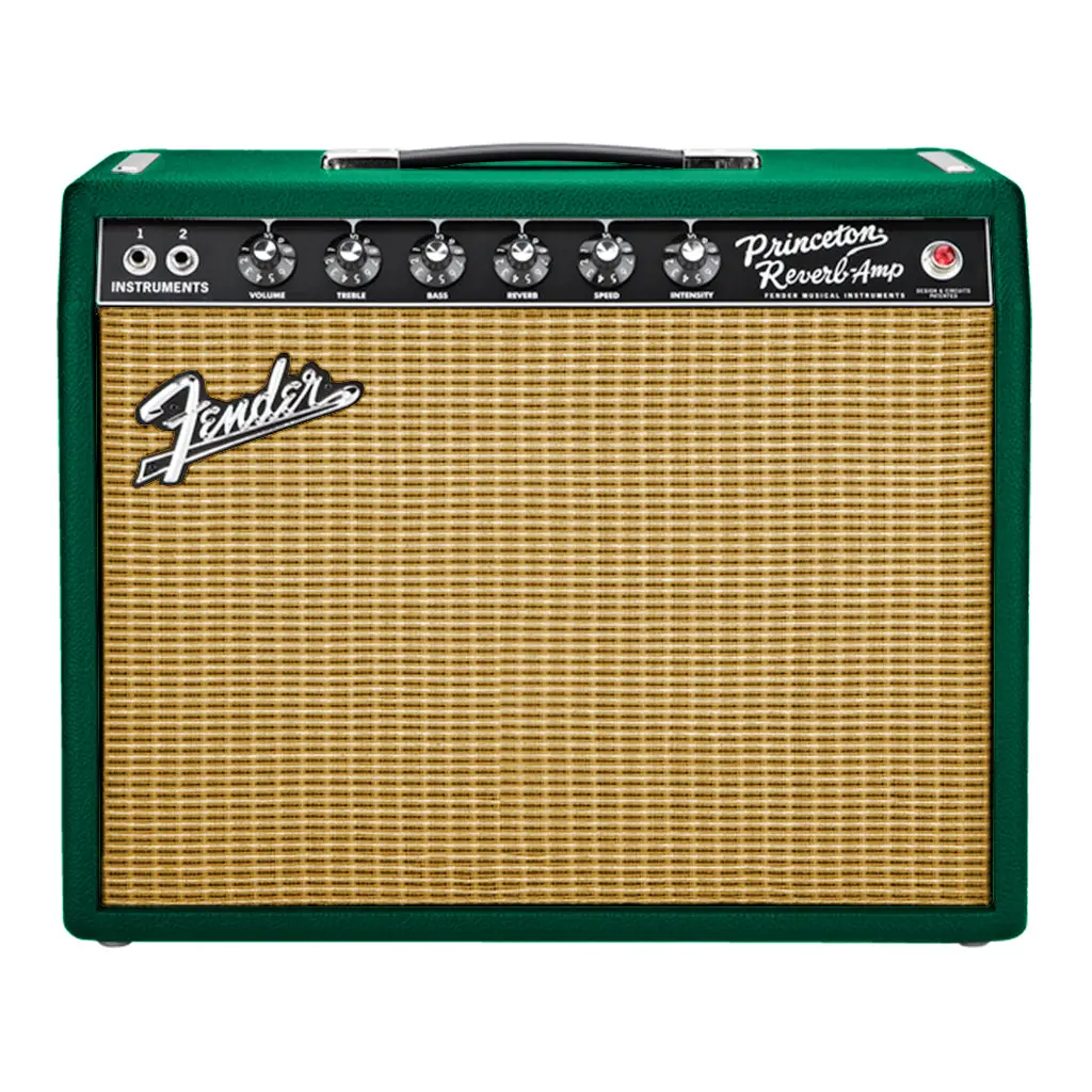 Fender Limited Edition 65 Princeton Amp In British Racing Green 1