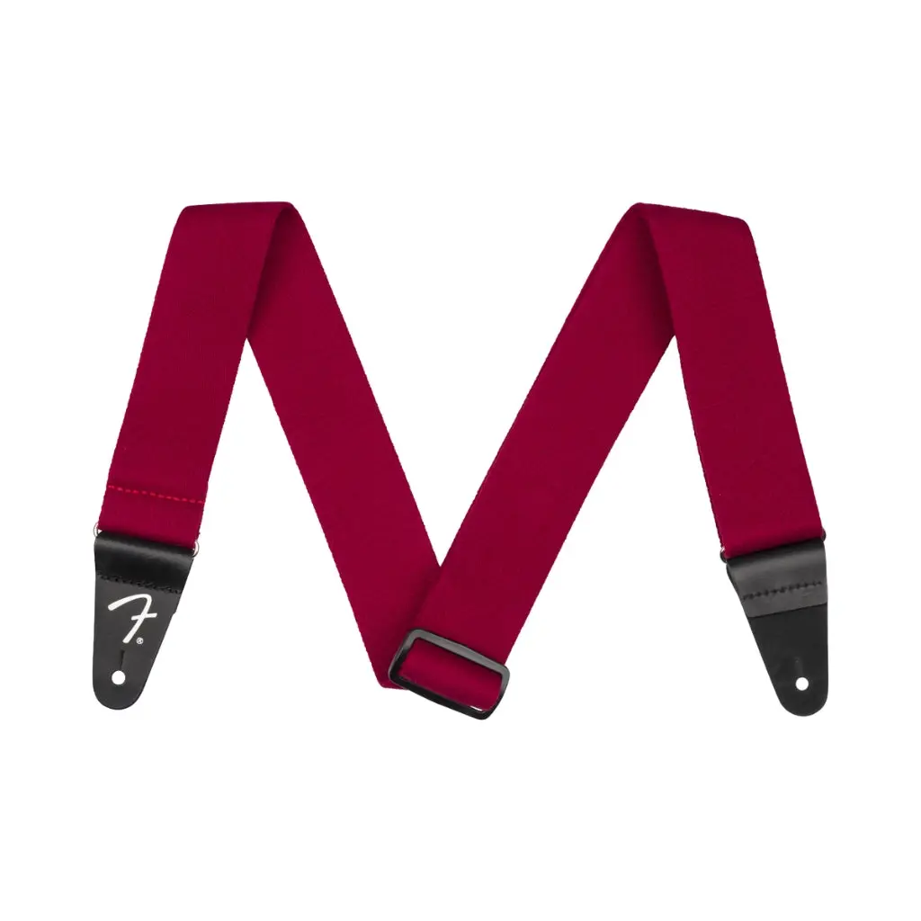 Fender Supersoft Guitar Strap - Maroon, 2" 1