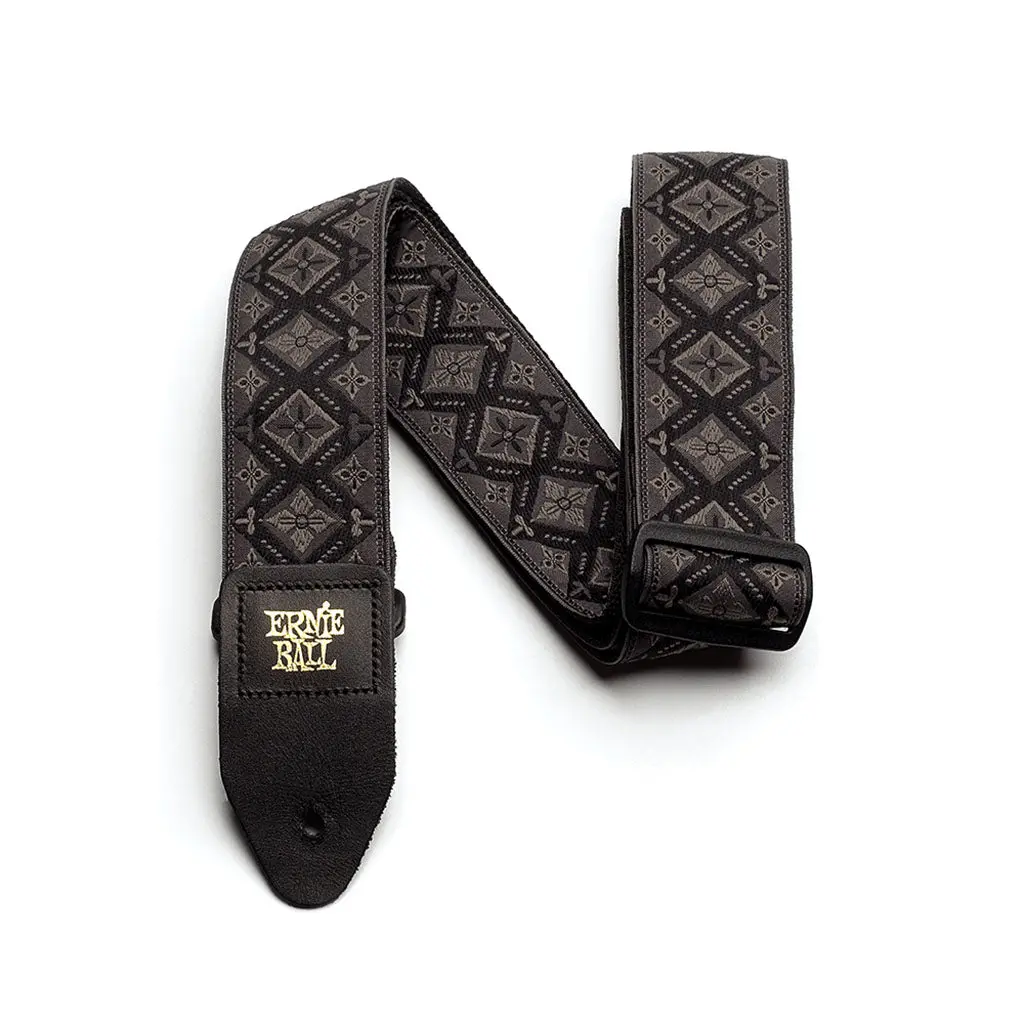 Ernie Ball Jacquard Guitar Strap - Regal Black 1