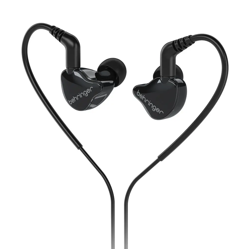 Behringer Mo240-Ck Pro Dual Driver In-Ear Studio Earphones - Black 1