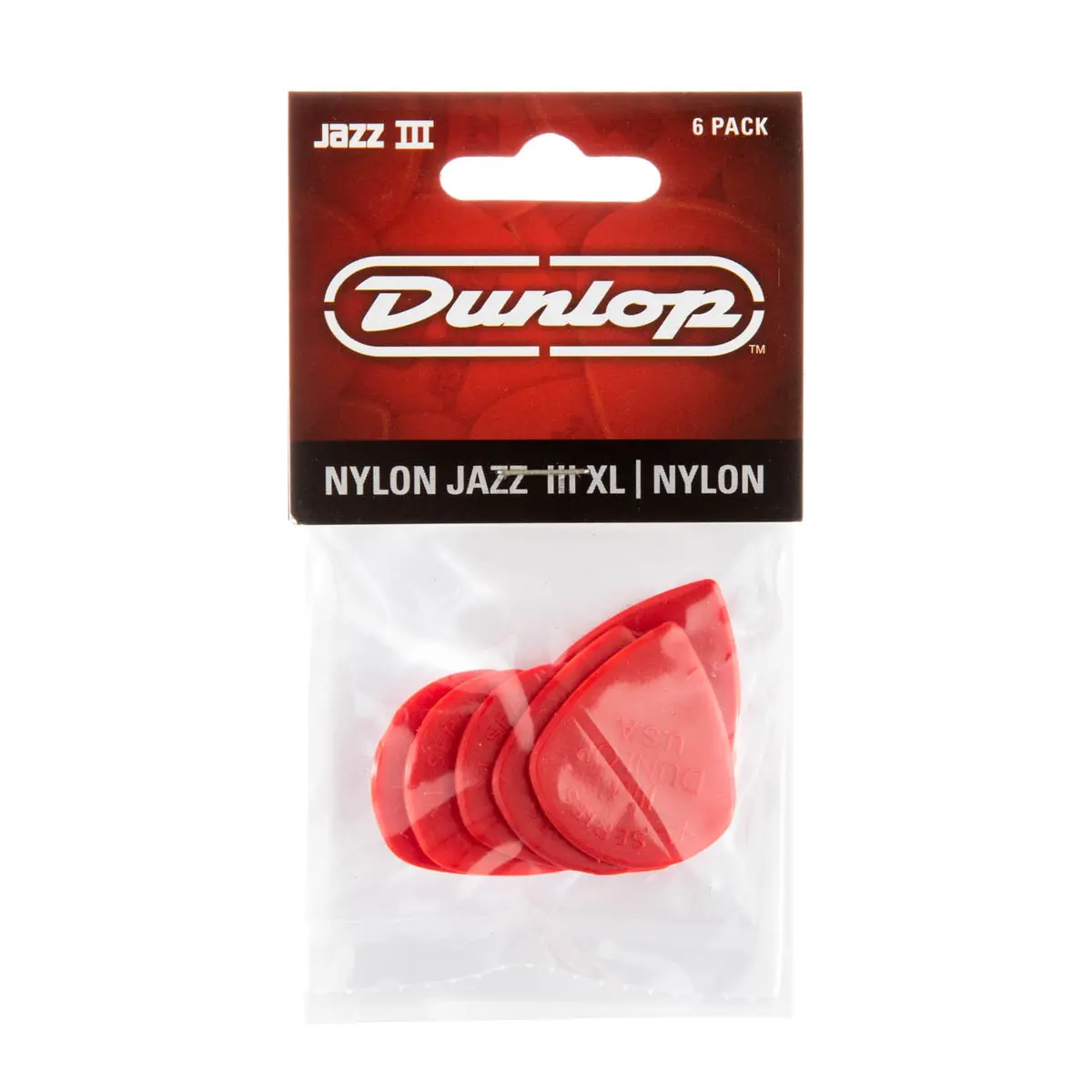 Dunlop Jp5rn - 1.38Mm Nylon Jazz Iii Picks 6Pk 2