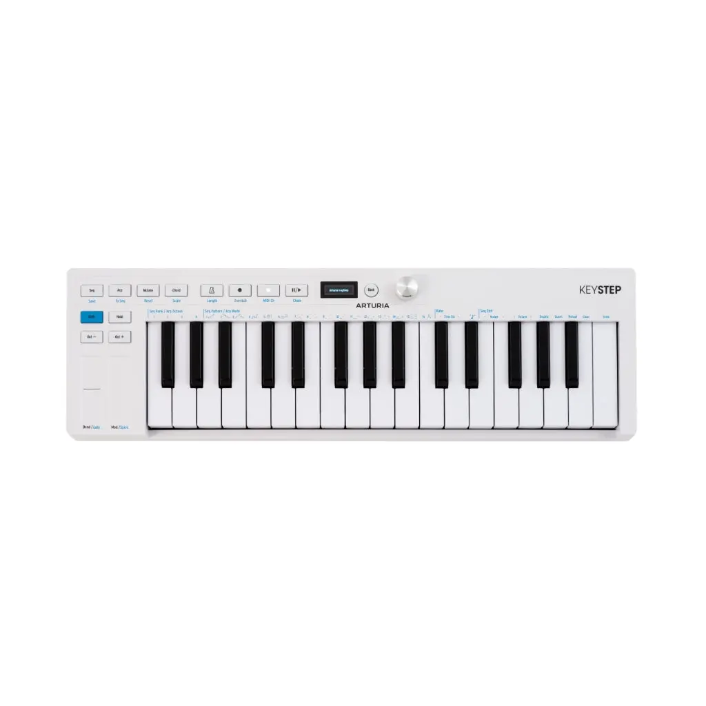 Arturia Keystep Mk2 32-Key Controller & Sequencer - White 1