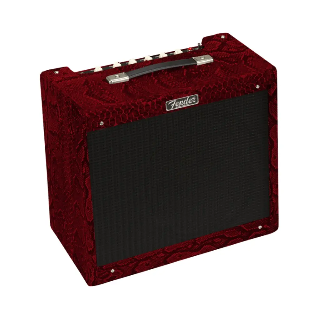 Fender Blues Junior Iv 1 X 12-Inch Tube Combo Amp - Red Snakeskin/Black 1