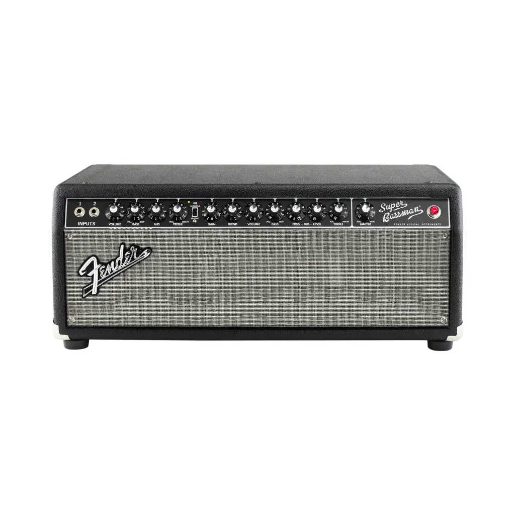 Fender Super Bassman Head - 300-Watt Tube Bass Head - Black 1