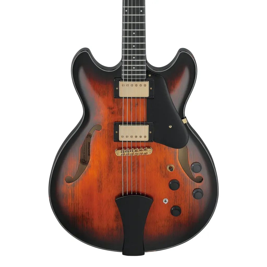 Ibanez Ash300 Semi Acoustic-Electric Guitar - Tobacco Brown 1