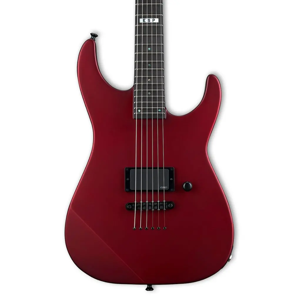 Esp E-Ii M-I Nt Deep Candy Apple Red Satin Electric Guitar - E2-Mintdcars 1