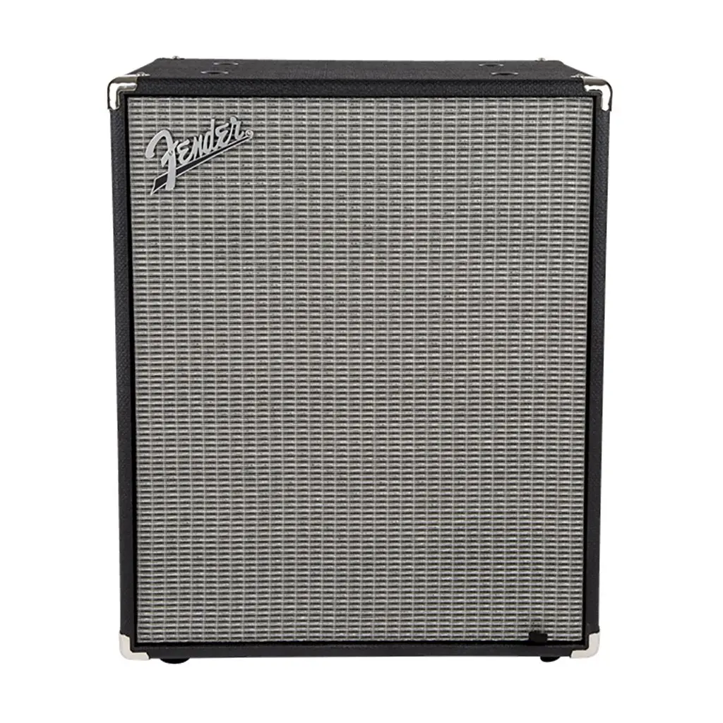 Fender Rumble 210 V3 - 700W 2X10 8Ohm Bass Speaker Cabinet - Silver/Black 1