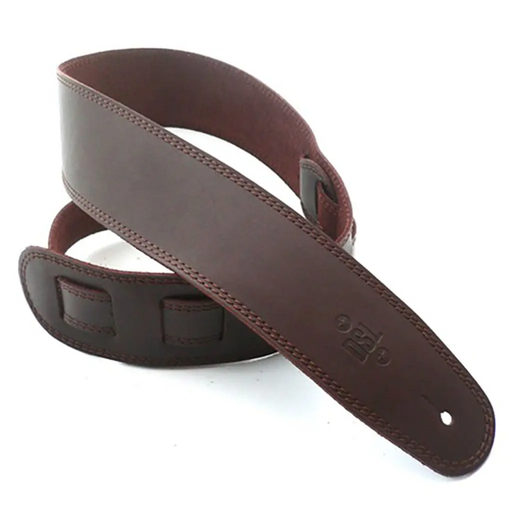Dsl Sge25-17-2 Strap 2.5" Single Ply Brown With Brown Stitch 1