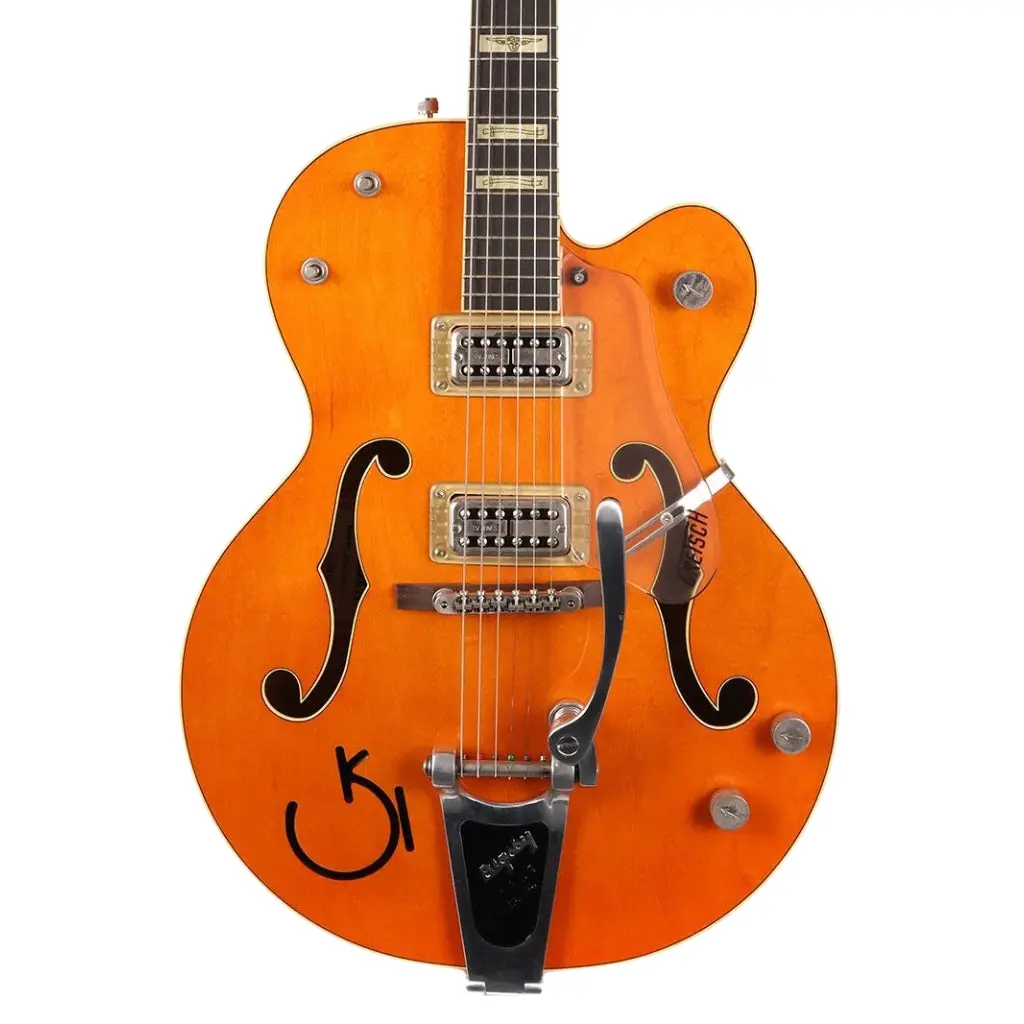 Gretsch G6120rhh Reverend Horton Heat Signature Hollow Body With Bigsby® - Ebony Fingerboard - Orange Stain Lacquer 1