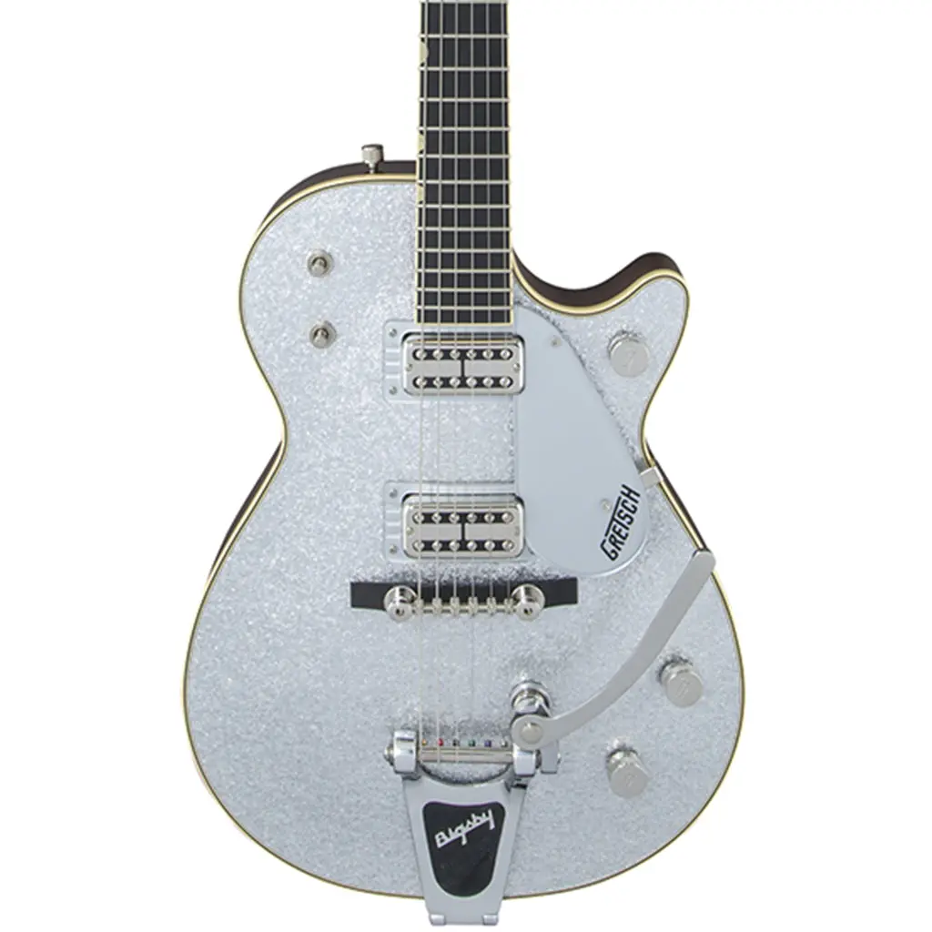 Gretsch G6129t-59 Vintage Select 59 Silver Jet - Silver Sparkle 1