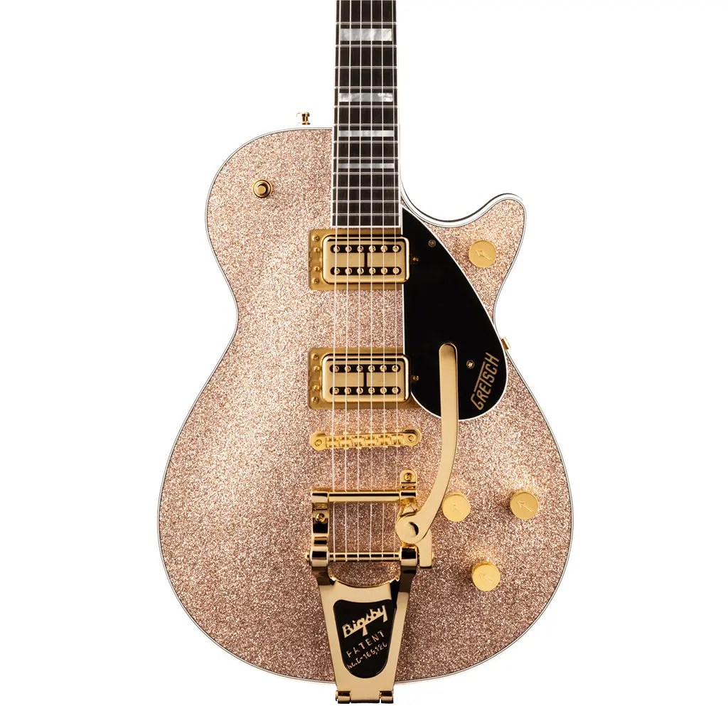 Gretsch - G6229tg Limited Edition Players Edition Sparkle Jet™ Bt With Bigsby® And Gold Hardware, Ebony Fingerboard, Champagne Sparkle 1