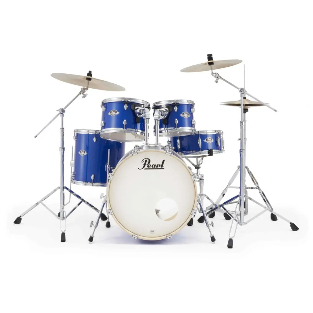 Pearl Export Plus 5Pc 20" Fusion Drum Kit With Zildjian Cymbals - Midnight Blue 2
