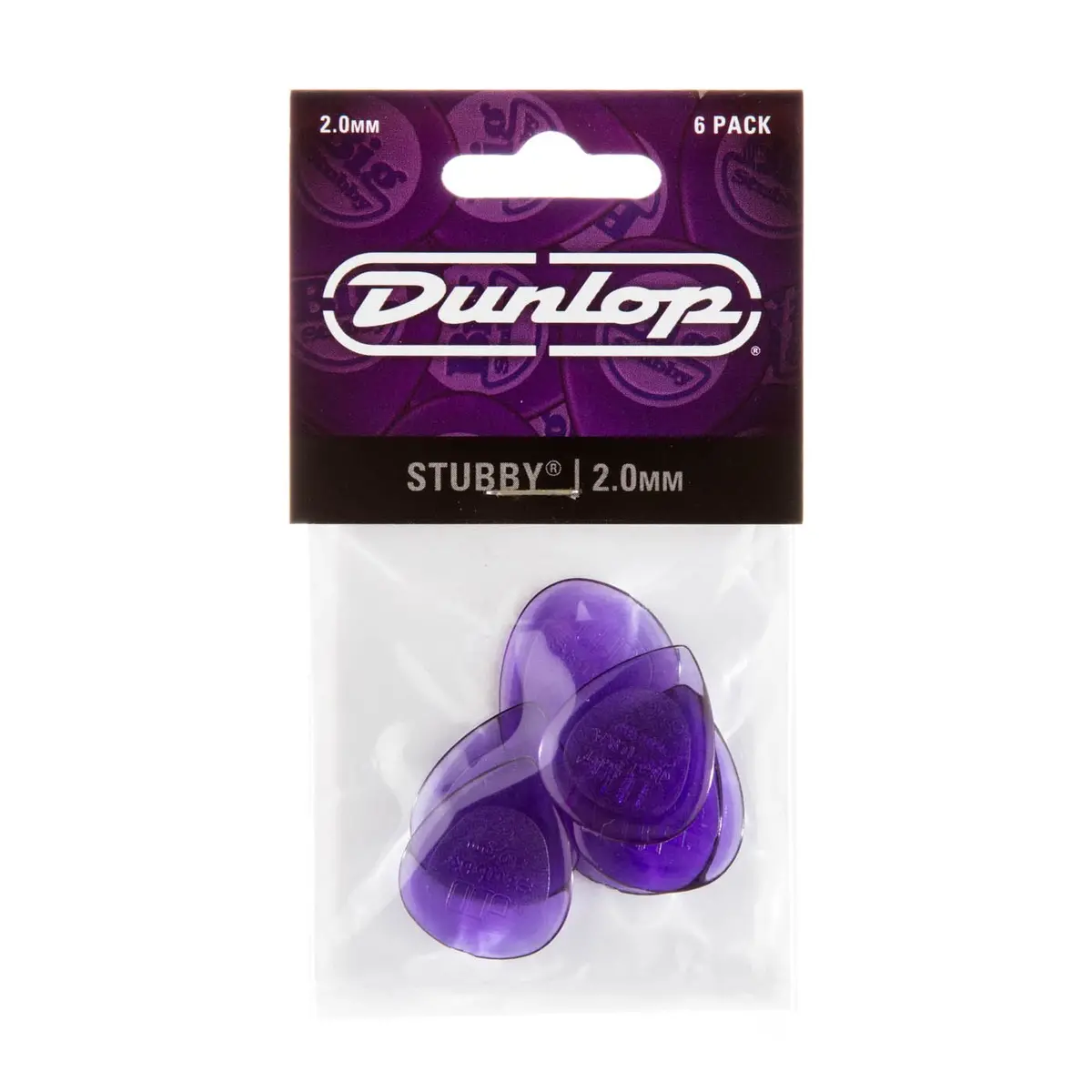 Dunlop Jp520 - 2.00Mm Stubby Picks 6Pk 2