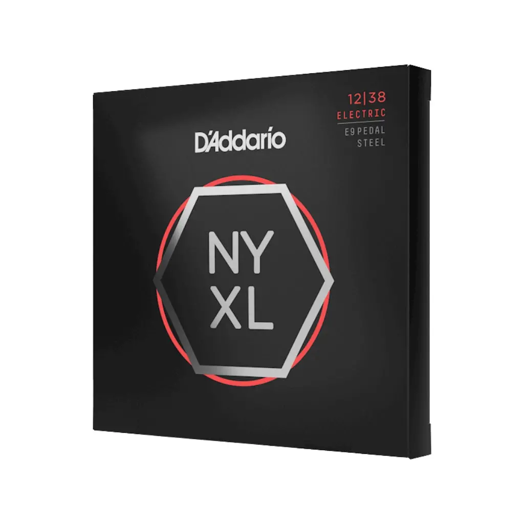 D'addario Nyxl1238ps Nyxl Nickel Wound Strings For E9th Pedal Steel - .012-.038, Custom Medium 1