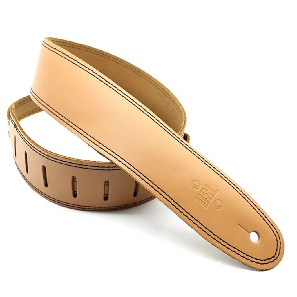 Dsl Sge25-18-1 Strap 2.5" Single Ply Tan With Black Stitch 1