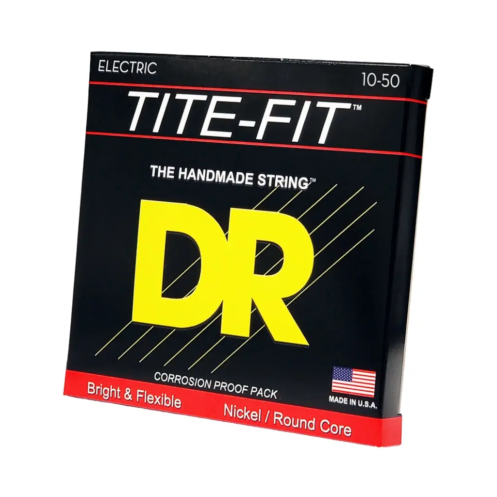 Dr Tite-Fit Compression Wound Electric Guitar Strings - Medium To Heavy 10-50 1