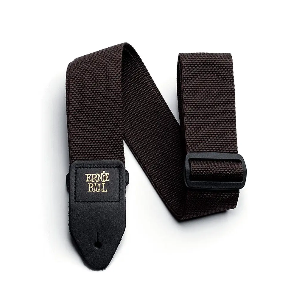 Ernie Ball Polypro Guitar Strap, Brown 1
