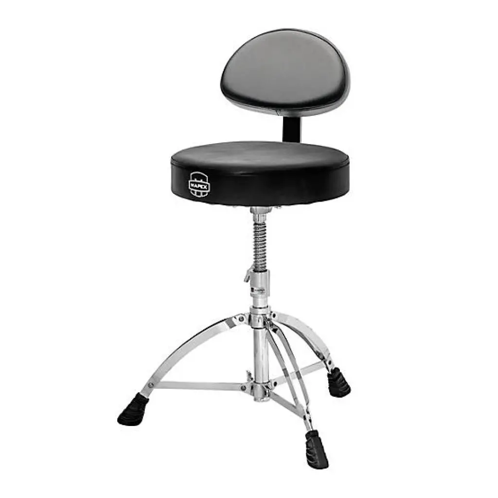 Mapex T700 Round Seat Drum Throne With Backrest 1