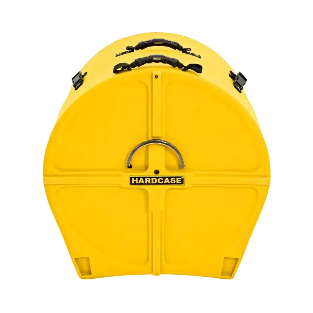 Hardcase Hnl22b-Y Fully Lined Bass Drum Case - Yellow, 22 Inch 1