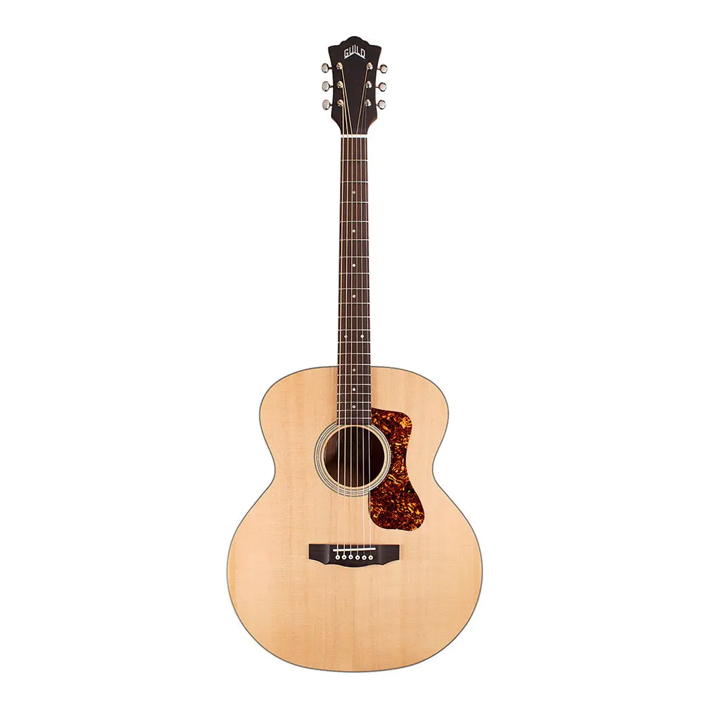 Guild Bt-240E Baritone Natural Archback Jumbo Acoustic Guitar W/Bag 2
