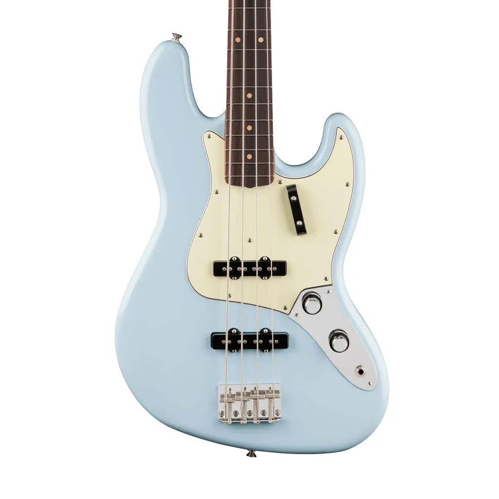 Fender Vintera Iii Early 60S Jazz Bass Rosewood Bass Guitar - Sonic Blue 1