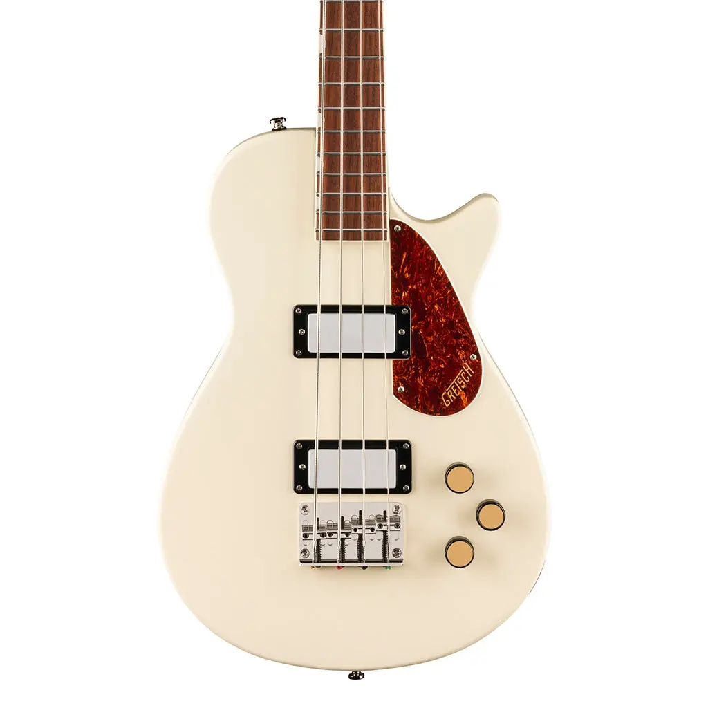 Gretsch Streamliner Jet Club Bass Single Cut And Laurel Fingerboard - Vintage White 1